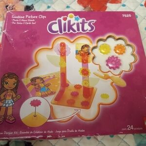Lego Clikits Sunshine Picture Clips - Orange, Yellow, Pink